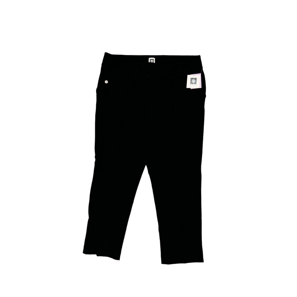Ann Klein NWT pull on women’s XL black dress pants, trousers, classy, high rise